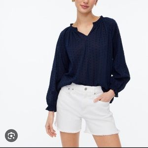 NWT J crew Factory cotton artist blouse - size xs